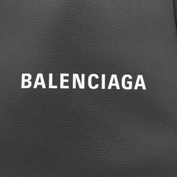 BALENCIAGA Black Leather Tote Bag - Picture 5 of 12
